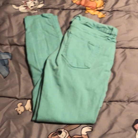 a.n.a Pants - Mint green skinny ankle pant
